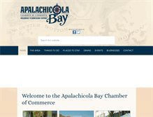 Tablet Screenshot of apalachicolabay.org